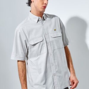 Jack Nicklaus Oyarzabal Kemeja Pria Lengan Pendek Regular Light Khaki