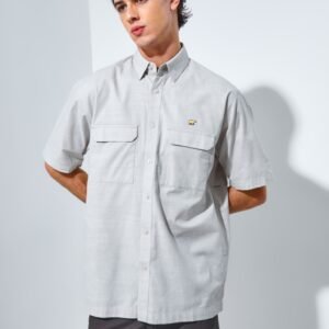 Jack Nicklaus Oyarzabal Kemeja Pria Lengan Pendek Regular Light Khaki