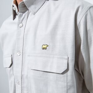 Jack Nicklaus Oyarzabal Kemeja Pria Lengan Pendek Regular Light Khaki