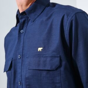 Jack Nicklaus Oyarzabal Kemeja Pria Lengan Pendek Regular Navy