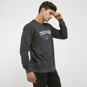 d&f sweatshirt pria unisex thesign - abu-abu