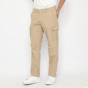 d&f celana panjang cargo - khaki