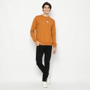 d&f sweatshirt pria unisex revolution - camel