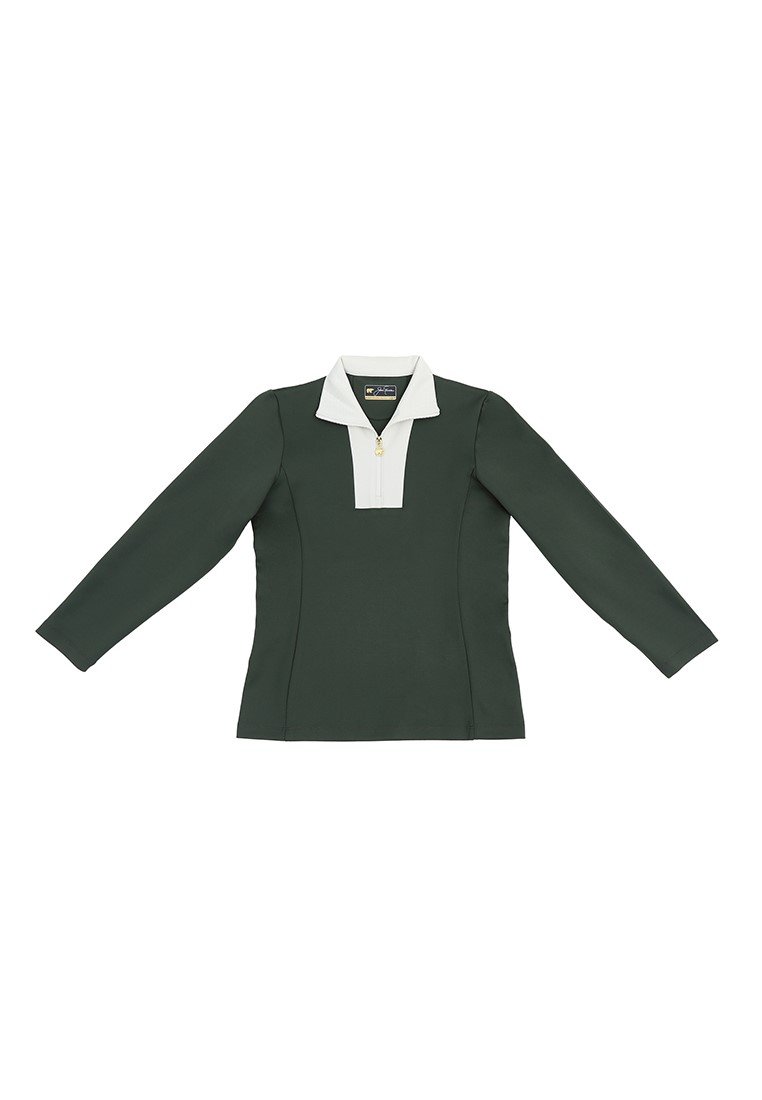 Jack Nicklaus Sharon Ladies Premium Contrast Collar Polo Virtual Olive - Image 7