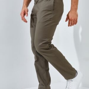 Jack Nicklaus Thunderbird Celana Panjang Pria Slim Fit Olive
