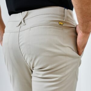 Jack Nicklaus Thunderbird Celana Panjang Pria Slim Fit Light Khaki