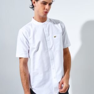 Jack Nicklaus Volga Kemeja Shanghai Pria Pendek Slim Fit White