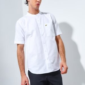 Jack Nicklaus Volga Kemeja Shanghai Pria Pendek Slim Fit White