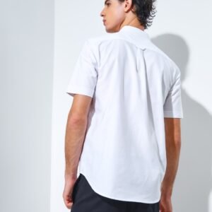 Jack Nicklaus Volga Kemeja Shanghai Pria Pendek Slim Fit White