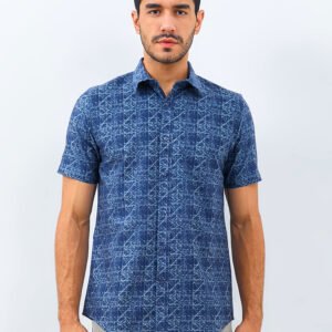 Jobb Eastbay Kemeja Pria Lengan Pendek Navy