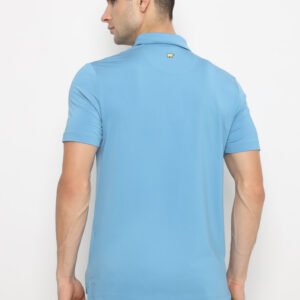 Jack Nicklaus Devrij Premium Engineered Chest Stripe Polo Silver Lake