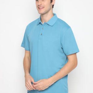 Jack Nicklaus Parker Premium Heather Fine Stripe Polo Tucker Blue