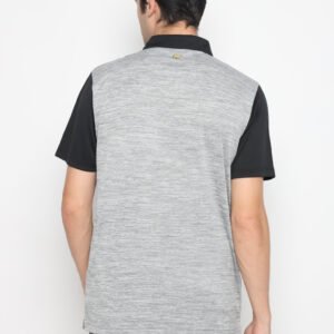 Jack Nicklaus Cyrus Premium Vertical Stripe Full Button Polo Caviar