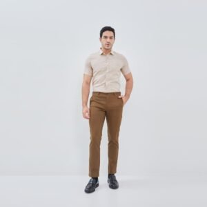 Jobb Olivier Celana Panjang Chinos Modern Slim Fit Medium Brown