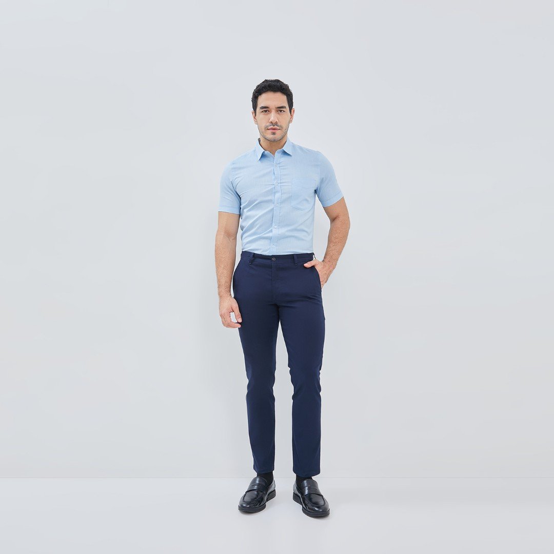 Jobb Olivier Celana Panjang Chinos Modern Slim Fit Navy - Image 3