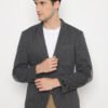 Jobb Echoglen Blazer Pria Slim Fit Abu-Abu