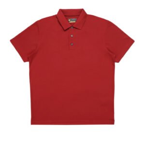 Jack Nicklaus Parker Premium Heather Fine Stripe Polo Red Root
