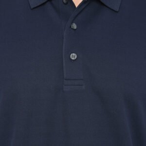 Jack Nicklaus Parker Premium Heather Fine Stripe Polo Classic Navy