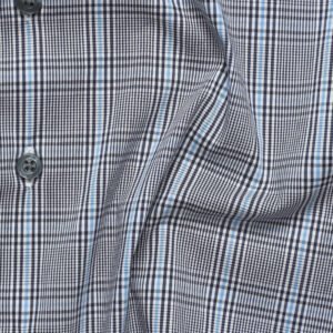 Jack Nicklaus Farris Double Grid Plaid Shirt Short Sleeve Classic Navy