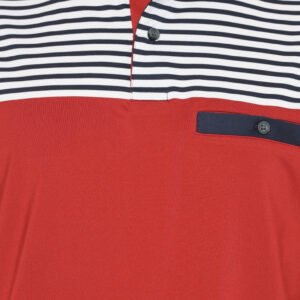 Jack Nicklaus Griffin Premium High Stripe Polo Red Root