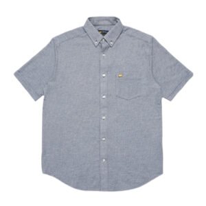 Jack Nicklaus Regis Kemeja Pria Lengan Pendek Slim Fit Biru