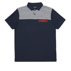 Jack Nicklaus Griffin Premium High Stripe Polo Classic Navy