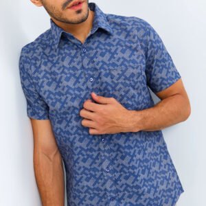 Jobb Boardway Kemeja Pria Lengan Pendek Navy