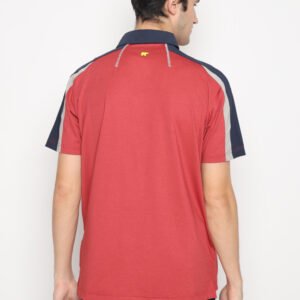 Jack Nicklaus Killian Premium Pieced Color Block Polo Red Root