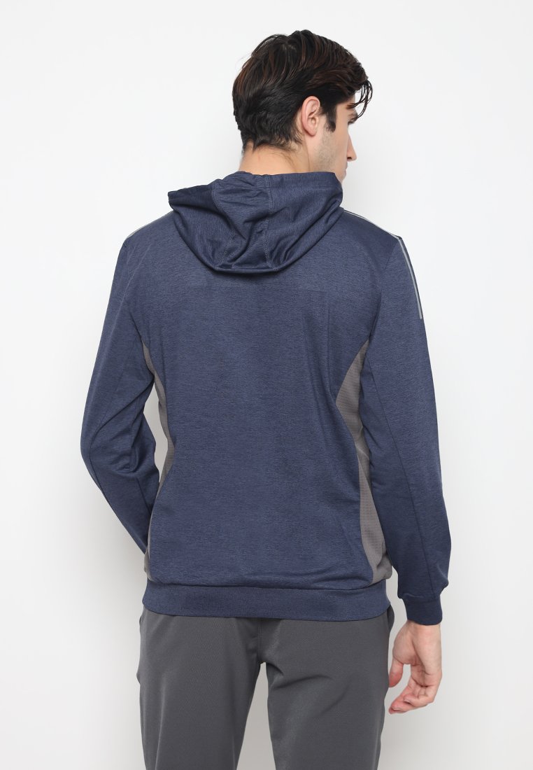 Jack Nicklaus Nikolai Premium Swirl Color Block Print Polo Pacific Blue - Image 3