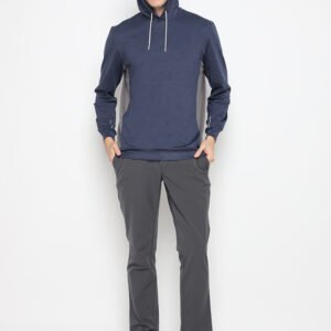 Jack Nicklaus Nikolai Premium Swirl Color Block Print Polo Pacific Blue