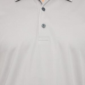 Jack Nicklaus Parker Premium Heather Fine Stripe Polo Silver Taupe