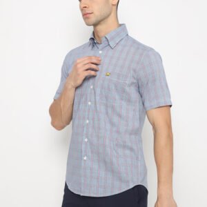 Jack Nicklaus Farris Double Grid Plaid Shirt Short Sleeve Winter Red