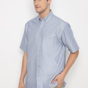 Jack Nicklaus Spencer Kemeja Pria Lengan Pendek Regular Fit Sodalite Blue