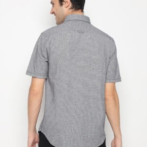 Jack Nicklaus Regis Kemeja Pria Lengan Pendek Slim Fit Charcoal