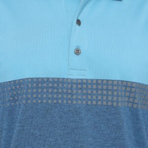 Jack Nicklaus Maxwell Premium Ombre Chest Stripe Polo Classic Navy