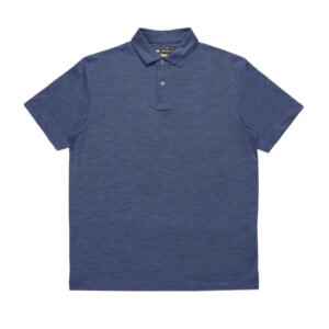 Jack Nicklaus Woodwick Premium Tonal Two Color Solid Polo Classic Navy