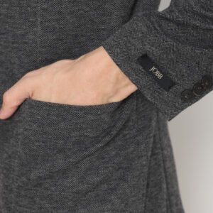 Jobb Echoglen Blazer Pria Slim Fit Abu-Abu