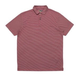 Jack Nicklaus Xavier Premium Feeder Stripe Polo Red Root