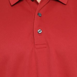 Jack Nicklaus Parker Premium Heather Fine Stripe Polo Red Root