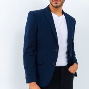 Jobb Benzio-T2 Blazer Pria Slim Fit Dark Blue