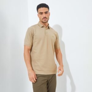 Jack Nicklaus Ralph Polo Shirt Pria Regular Fit Medium Brown