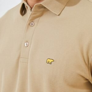 Jack Nicklaus Ralph Polo Shirt Pria Regular Fit Medium Brown