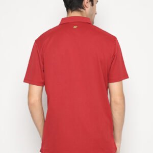 Jack Nicklaus Parker Premium Heather Fine Stripe Polo Red Root