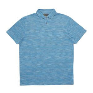 Jack Nicklaus Emillo Space Dye Micro Stripe Polo Trucker Blue