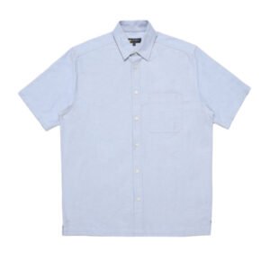 Jack Nicklaus Polaris Kemeja Pria Lengan Pendek Regular Fit Biru