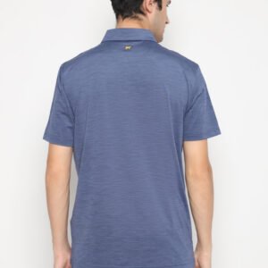 Jack Nicklaus Woodwick Premium Tonal Two Color Solid Polo Classic Navy