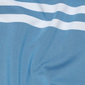 Jack Nicklaus Devrij Premium Engineered Chest Stripe Polo Silver Lake