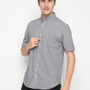Jack Nicklaus Regis Kemeja Pria Lengan Pendek Slim Fit Charcoal