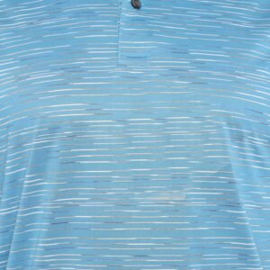 Jack Nicklaus Emillo Space Dye Micro Stripe Polo Trucker Blue