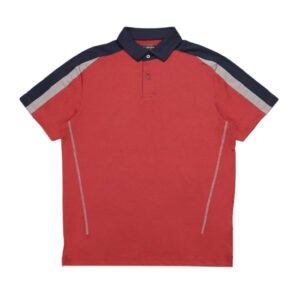 Jack Nicklaus Killian Premium Pieced Color Block Polo Red Root